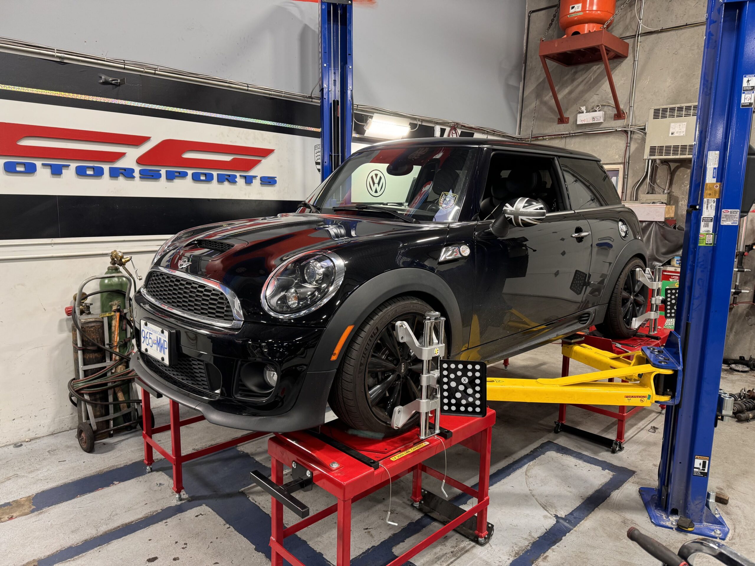 BMW Mini in the Shop For Maintenance at CG Motorsports